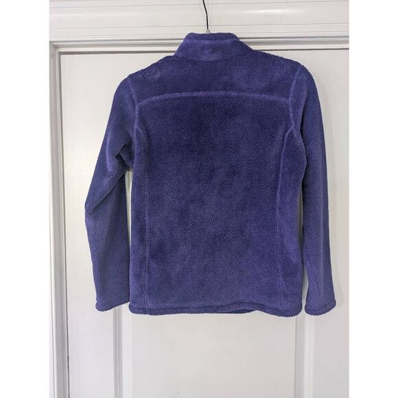 Patagonia Girls' Re-Tool Snap-T® Pullover size large purple fleece - Picture 7 of 7
